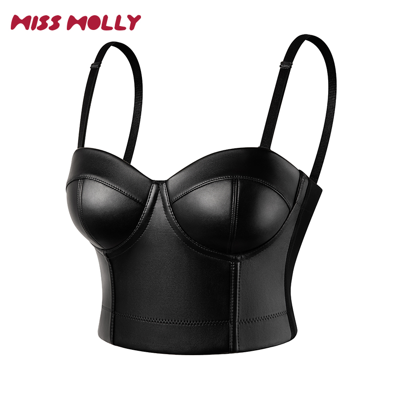 Corset Waist Cinch - Corsetto in pelle da donna bustier