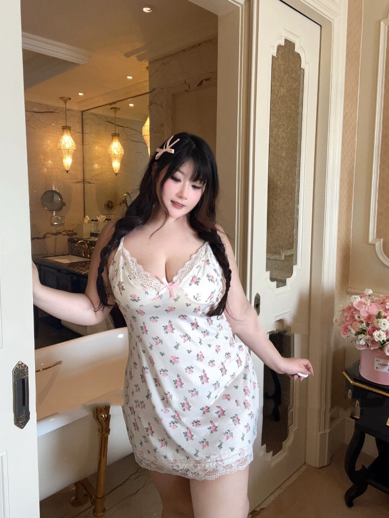 Babydoll Chemise Night - Sexy Plus Size Lingerie da donna