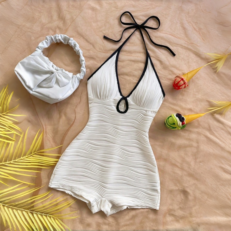 Shapewear Bodysuit Firm - Body Trasparente con Collo Halter |