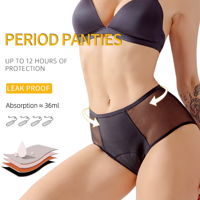 Period Panty Absorbent - Mutande assorbenti a vita alta in