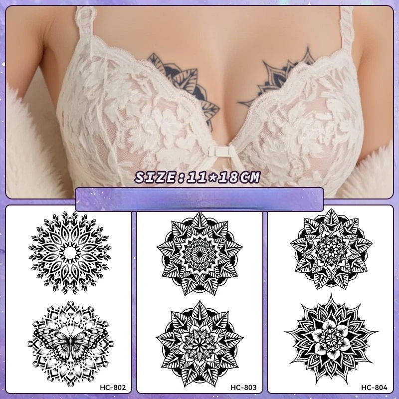Nipple Cover Pasties - Tatuaggi temporanei per succo di erbe