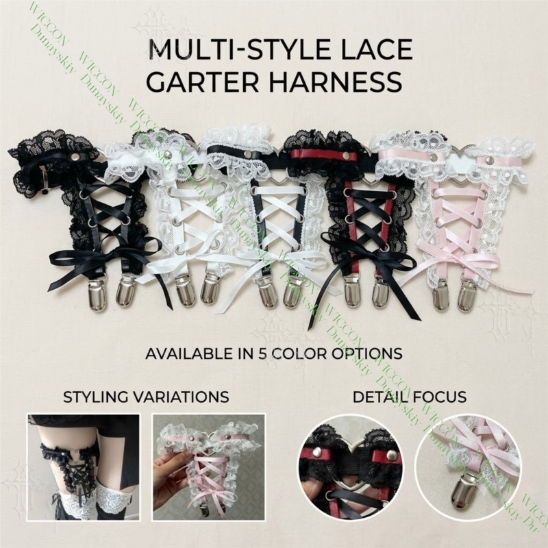 Jirai Kei Figure Ribbon Buckle - Garter Belt Set recensione e prezzo