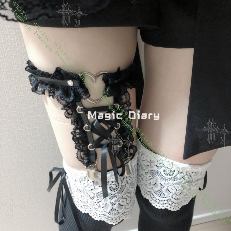 Jirai Kei Figure Ribbon Buckle - Garter Belt Set recensione e prezzo