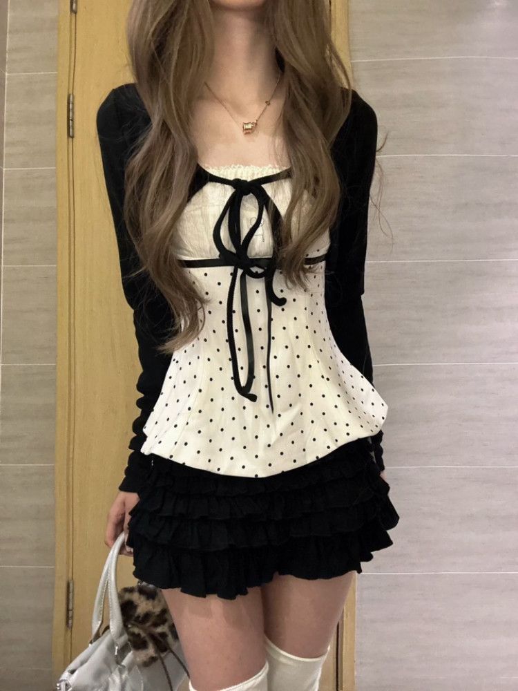 Set 3 Pezzi Moda Coreana con P - Cami Top Lace recensione e prezzo