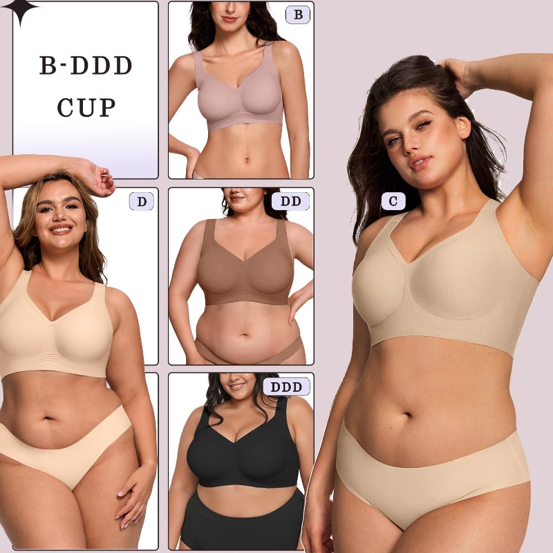 Reggiseno senza ferretto Plus  - Push Up Bra Padded recensione e prezzo