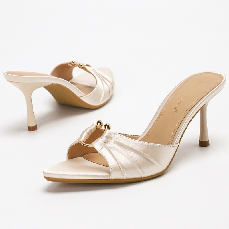 Pantofole eleganti con tacco s - Slip Dress Satin recensione e prezzo