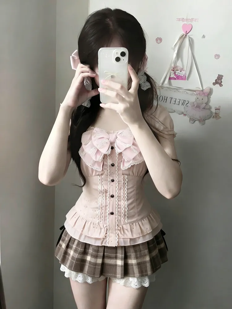 Set di Tre Pezzi Stile Giappon - Cami Top Lace recensione e prezzo